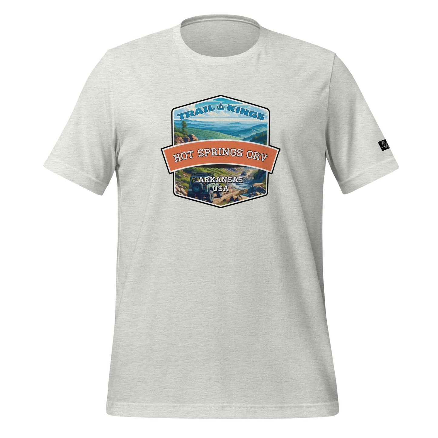 Trail Kings: Hot Springs ORV - Unisex t-shirt  in  Ash / 3XL  -  4XOD