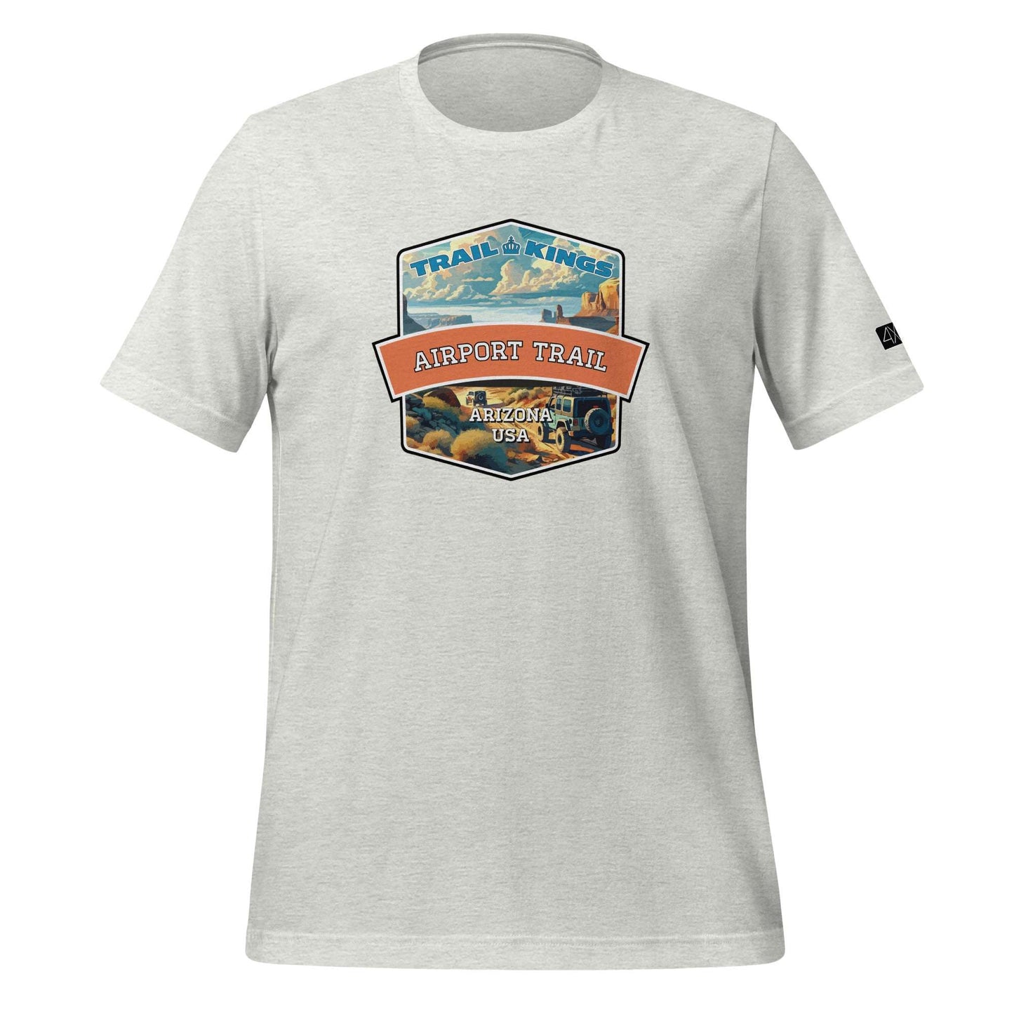 Trail Kings: Airport Trail - Unisex t-shirt  in  Ash / 3XL  -  4XOD