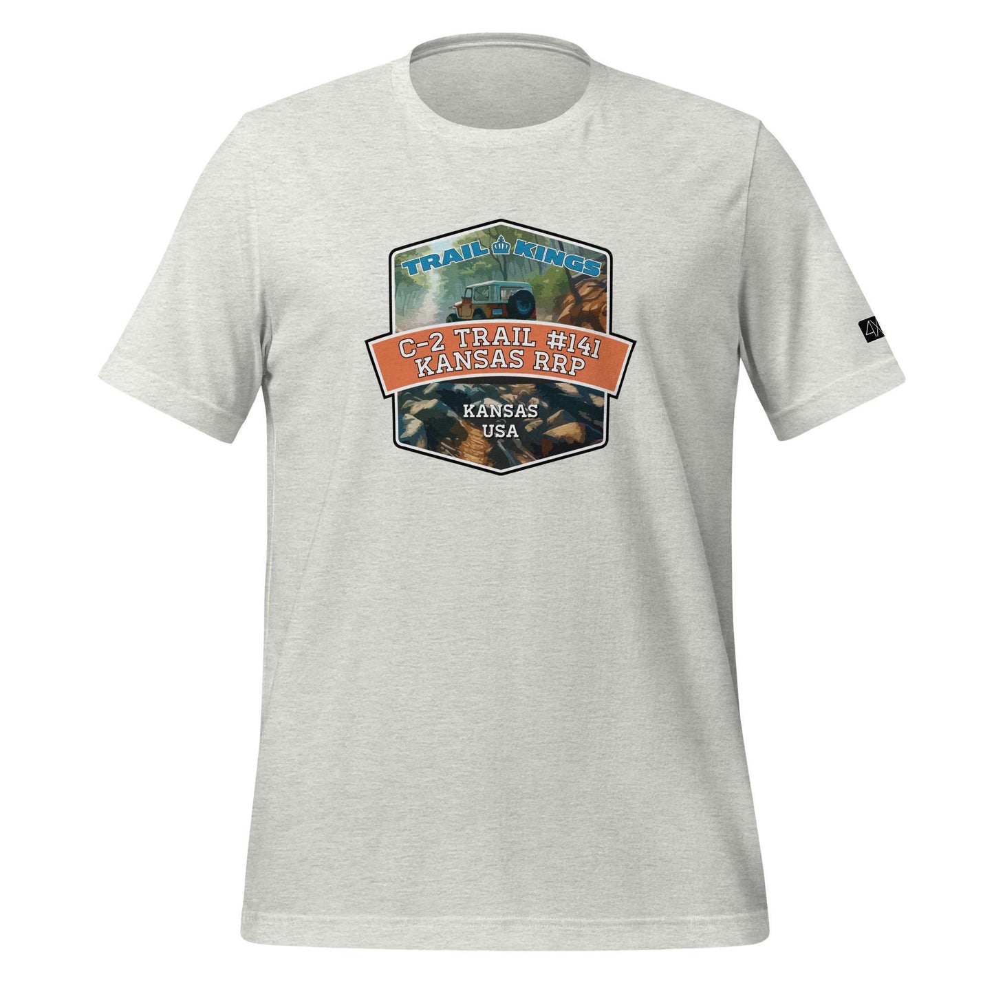 Trail Kings: C-2 Trail #141 Kansas Rocks RP - Unisex t-shirt  in  Ash / 3XL  -  4XOD