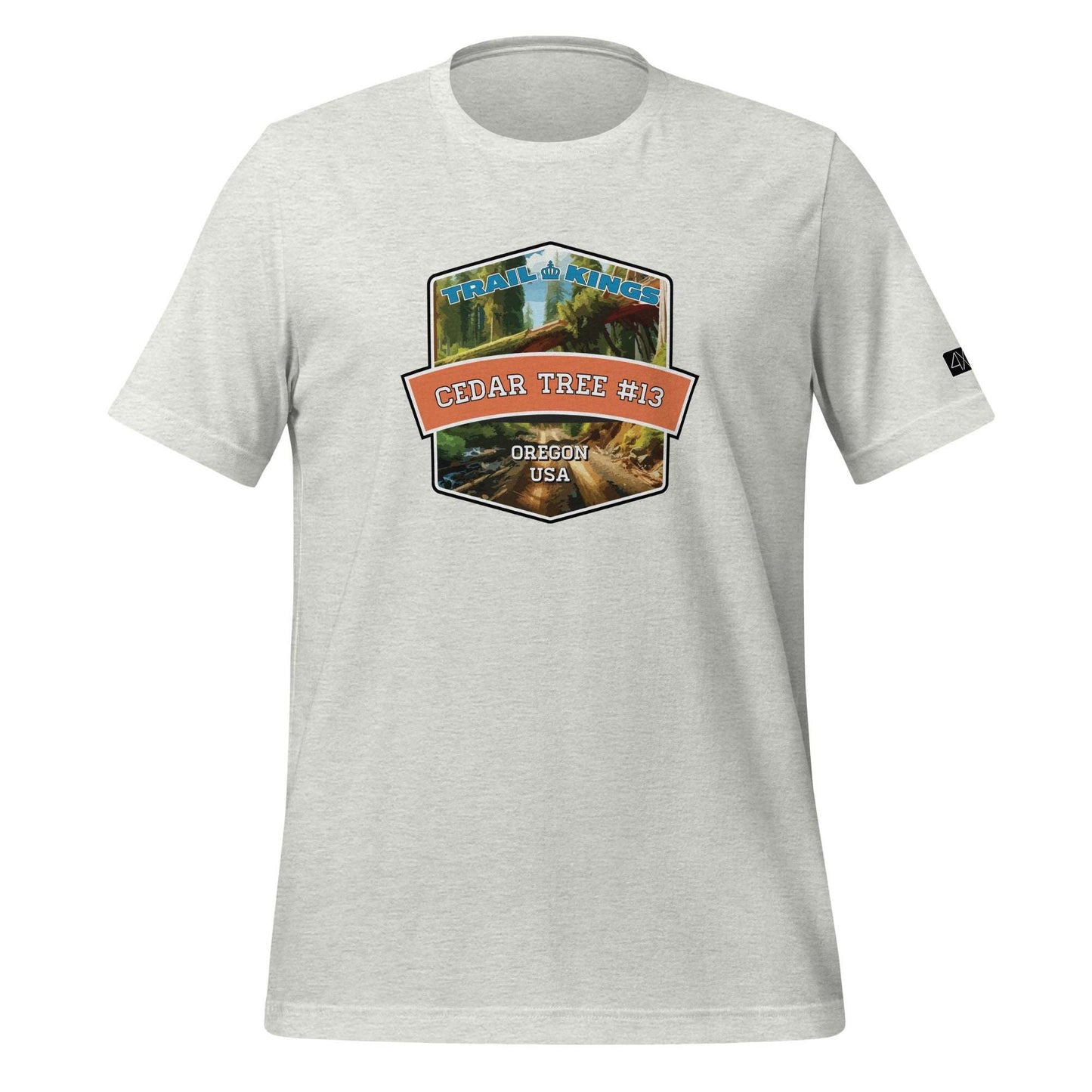 Trail Kings: Cedar Tree #13 - Unisex t-shirt  in  Ash / 3XL  -  4XOD