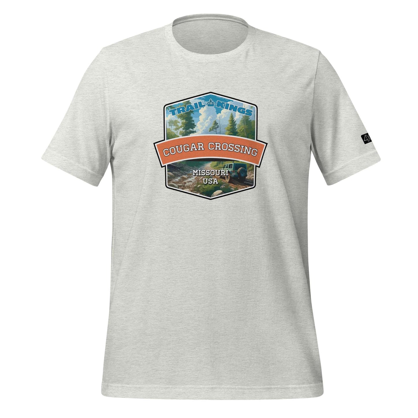 Trail Kings: Cougar Crossing - Unisex t-shirt  in  Ash / 3XL  -  4XOD