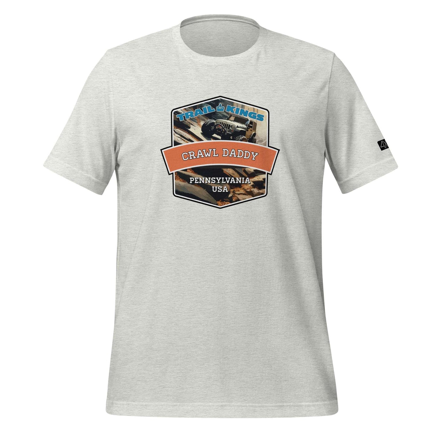 Trail Kings: Crawl Daddy - Unisex t-shirt  in  Ash / 3XL  -  4XOD