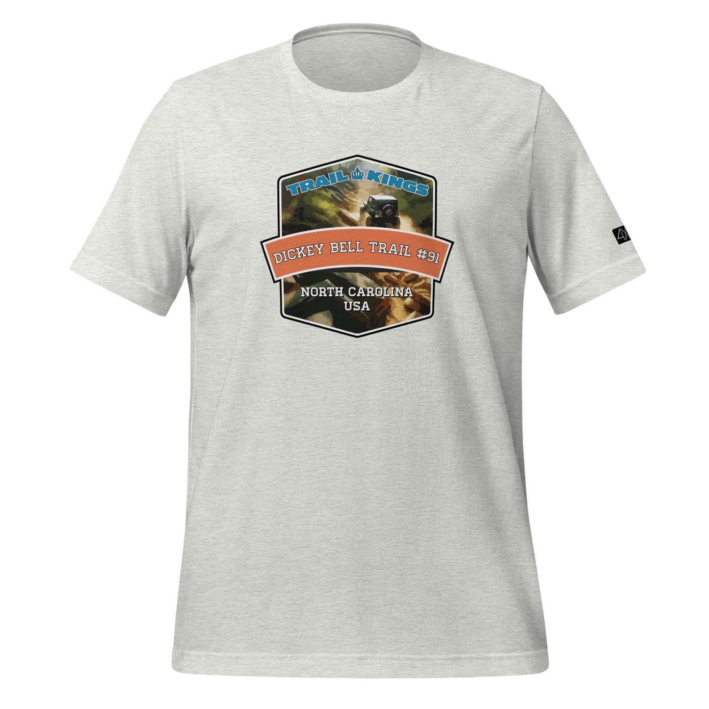 Trail Kings:  Dickey Bell Trail #91 - Unisex t-shirt  in  Ash / 3XL  -  4XOD