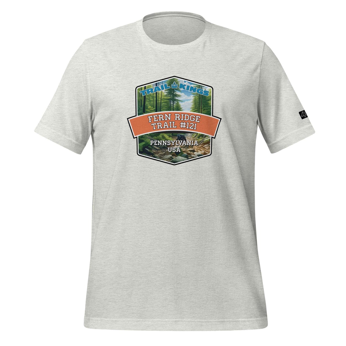 Trail Kings: Fern Ridge Trail #121 - Unisex t-shirt  in  Ash / 3XL  -  4XOD