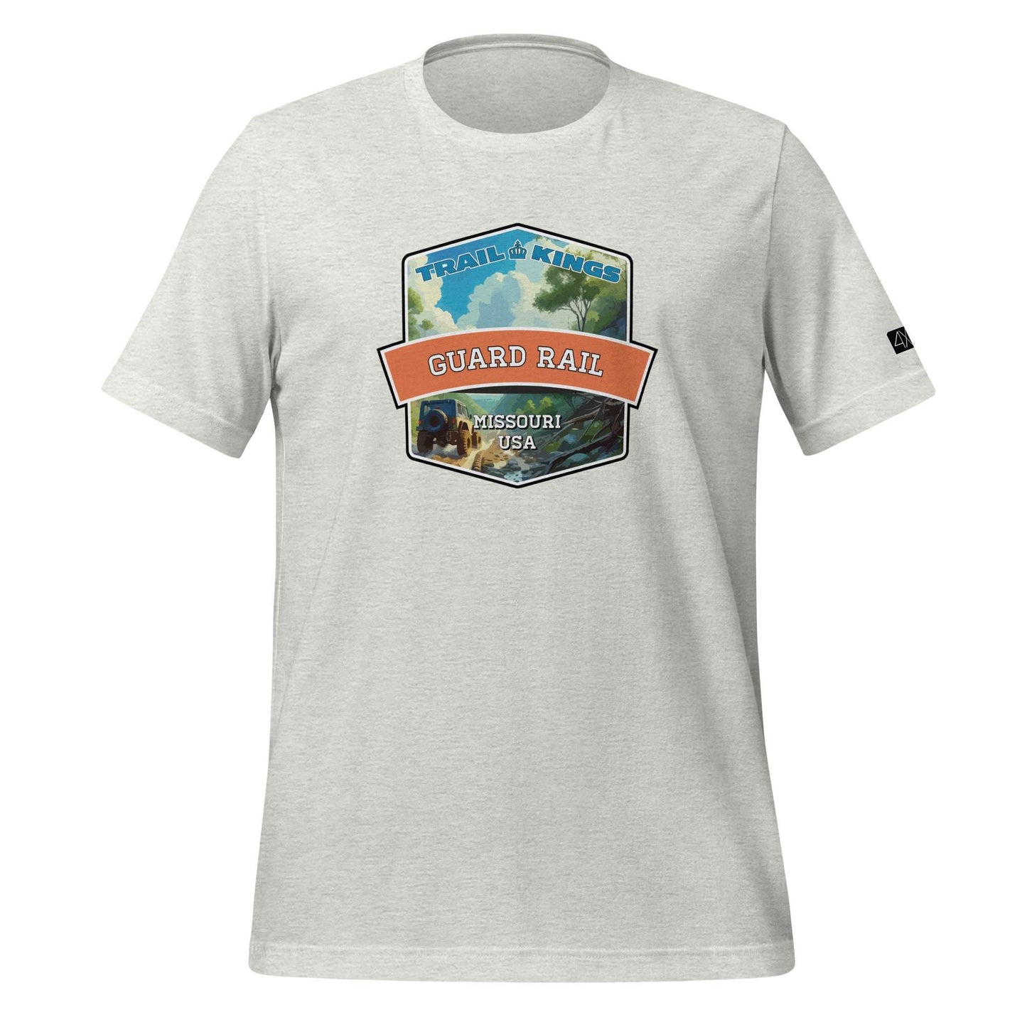 Trail Kings: Guard Rail - Unisex t-shirt  in  Ash / 3XL  -  4XOD