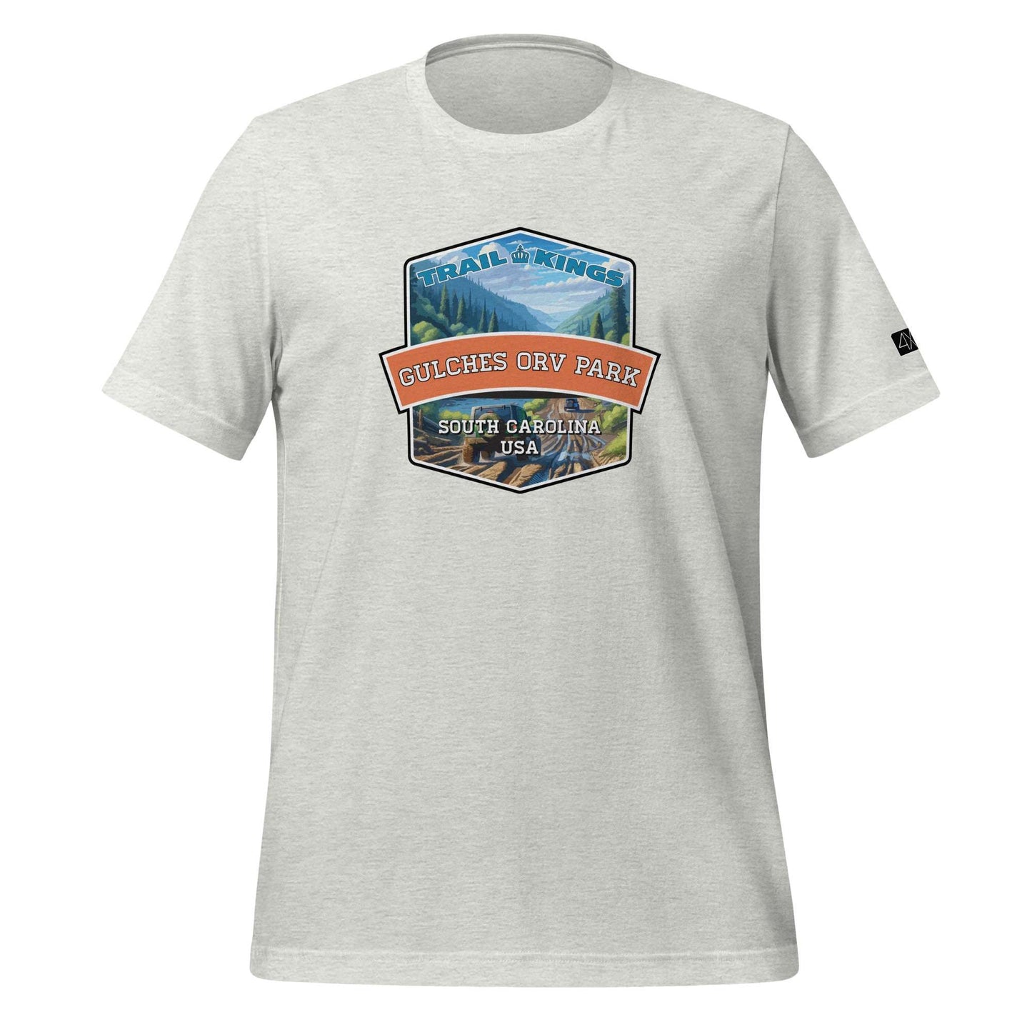 Trail Kings: Gulches Off Road Vehicle Park - Unisex t-shirt  in  Ash / 3XL  -  4XOD