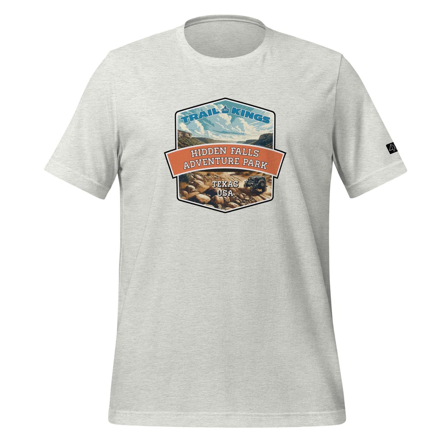 Trail Kings: Hidden Falls Adventure Park - Unisex t-shirt  in  Ash / 3XL  -  4XOD