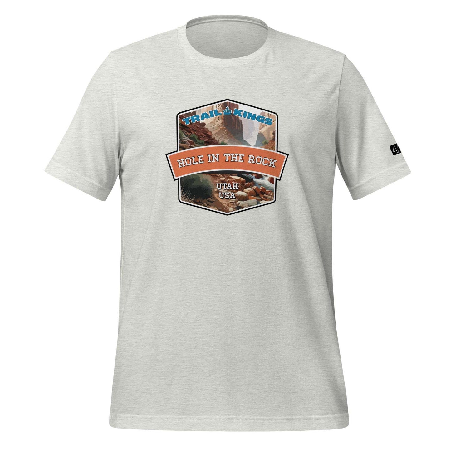 Trail Kings: Hole in the Rock - Unisex t-shirt  in  Ash / 3XL  -  4XOD