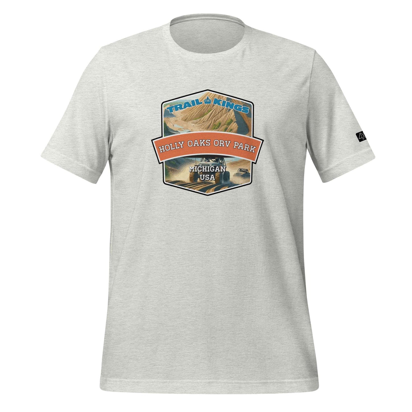 Trail Kings: Holly Oaks ORV Park - Unisex t-shirt  in  Ash / 3XL  -  4XOD