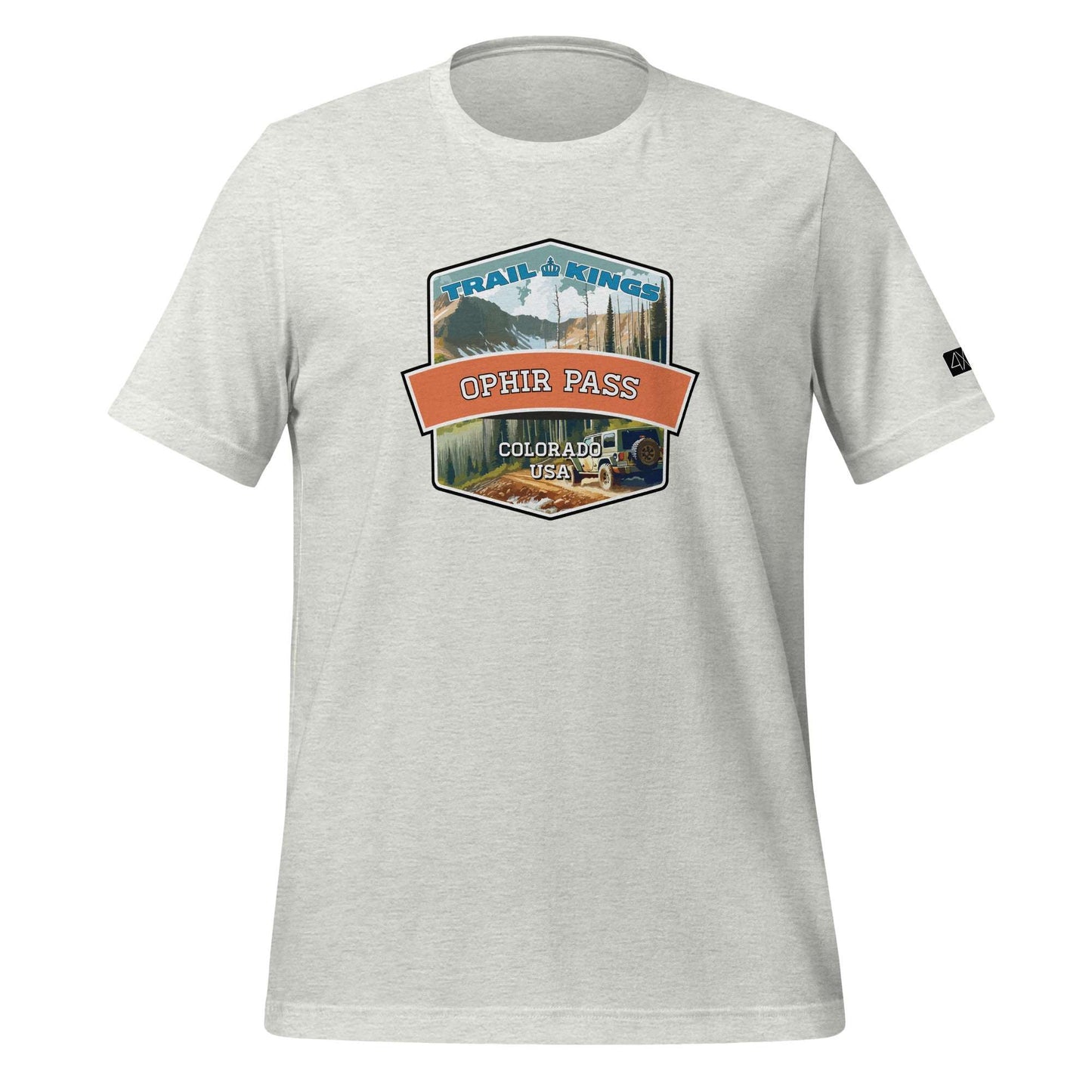 Trail Kings: Ophir Pass - Unisex t-shirt  in  Ash / 3XL  -  4XOD