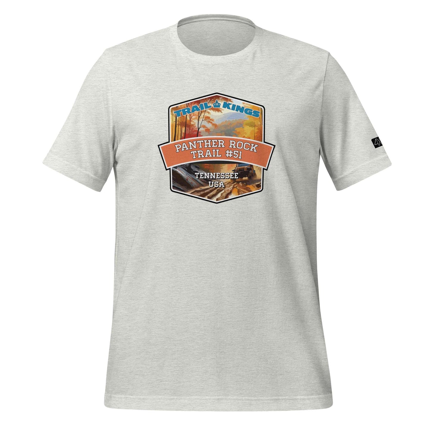 Trail Kings: Panther Rock Trail #51 - Unisex t-shirt  in  Ash / 3XL  -  4XOD