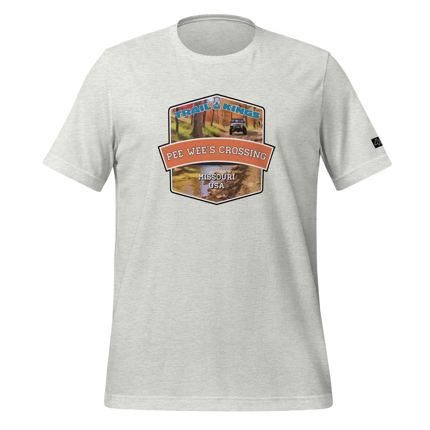 Trail Kings: Pee Wee's Crossing - Unisex t-shirt  in  Ash / 3XL  -  4XOD