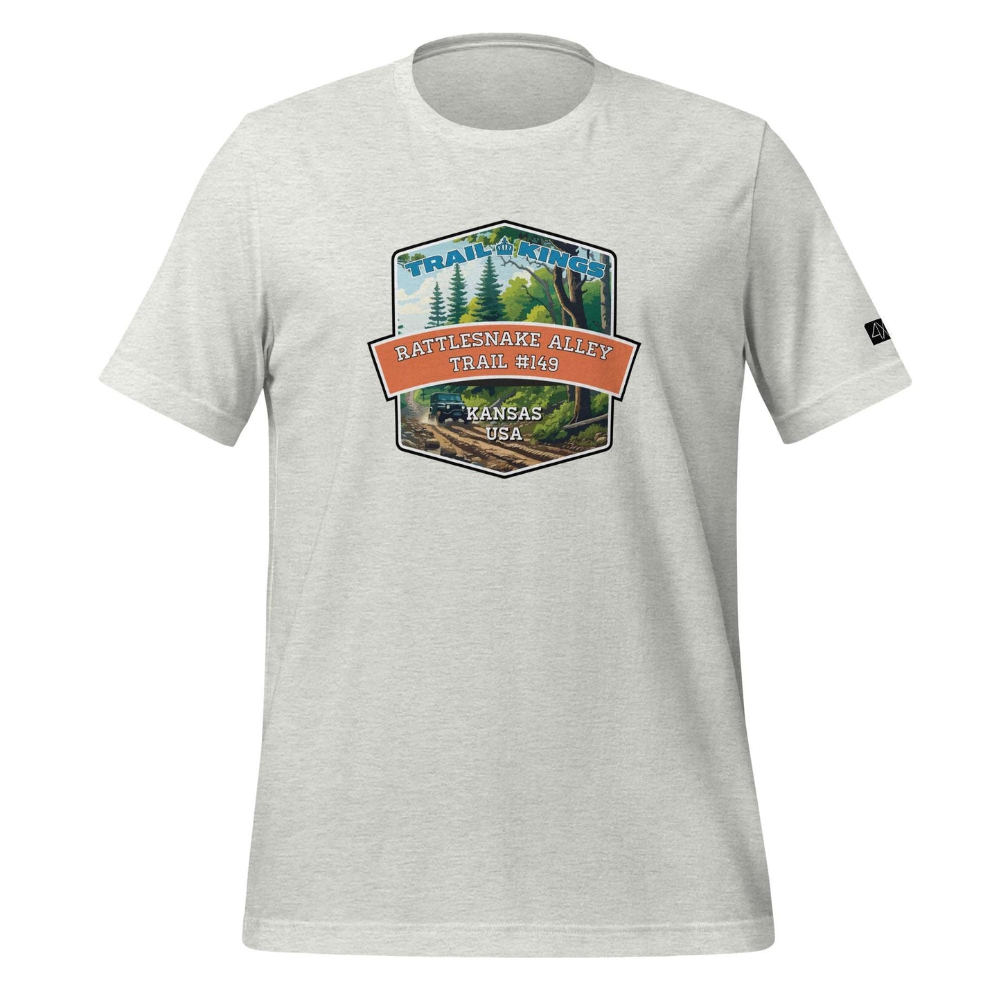 Trail Kings: Rattlesnake Alley Trail #149 - Unisex t-shirt  in  Ash / 3XL  -  4XOD