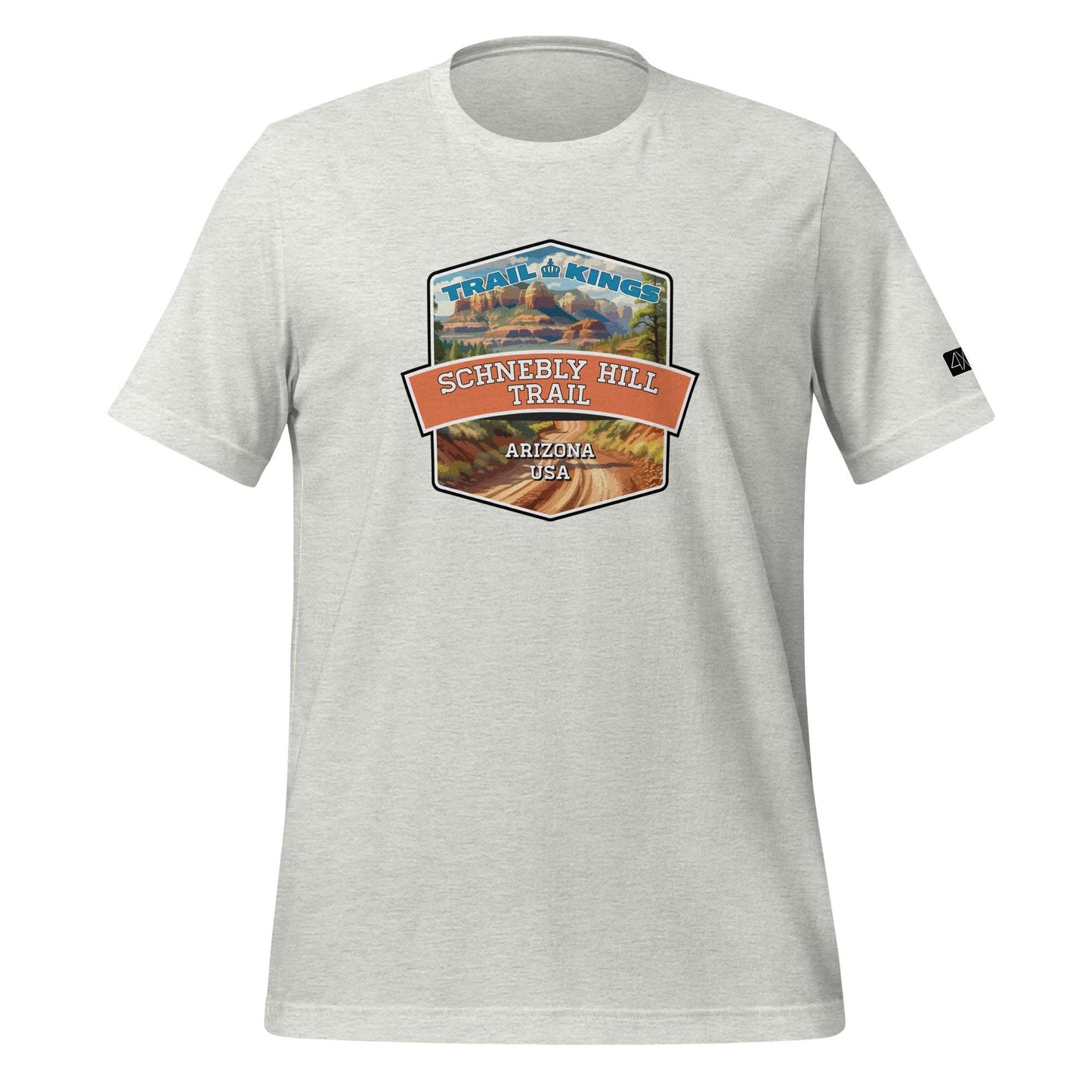 Trail Kings: Schnebly Hill Trail - Unisex t-shirt  in  Ash / 3XL  -  4XOD