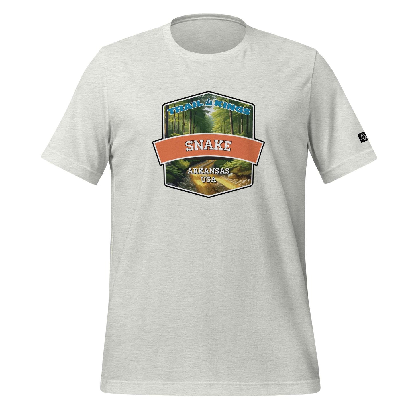 Trail Kings: Snake - Unisex t-shirt  in  Ash / 3XL  -  4XOD