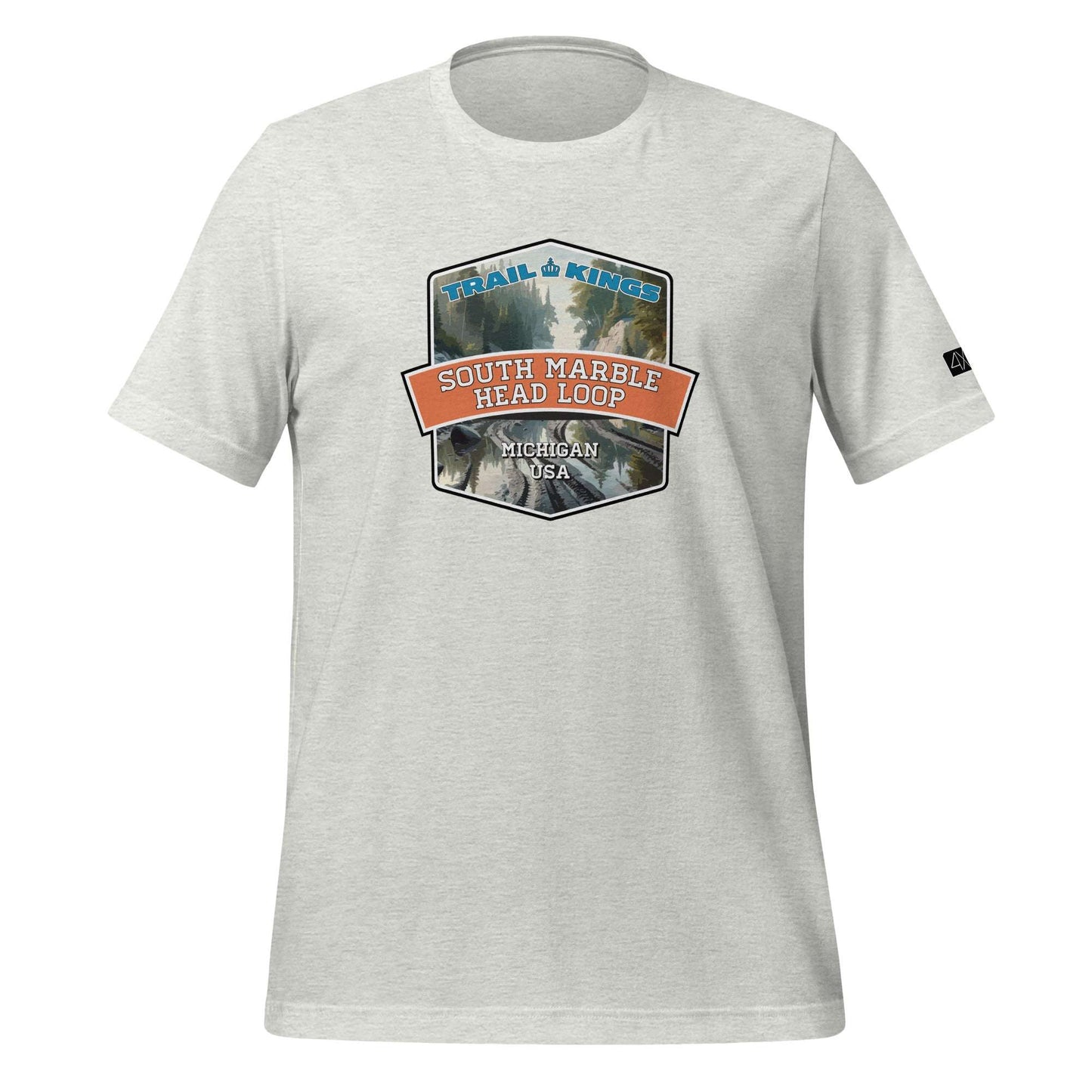 Trail Kings: South Marble Head Loop - Unisex t-shirt  in  Ash / 3XL  -  4XOD