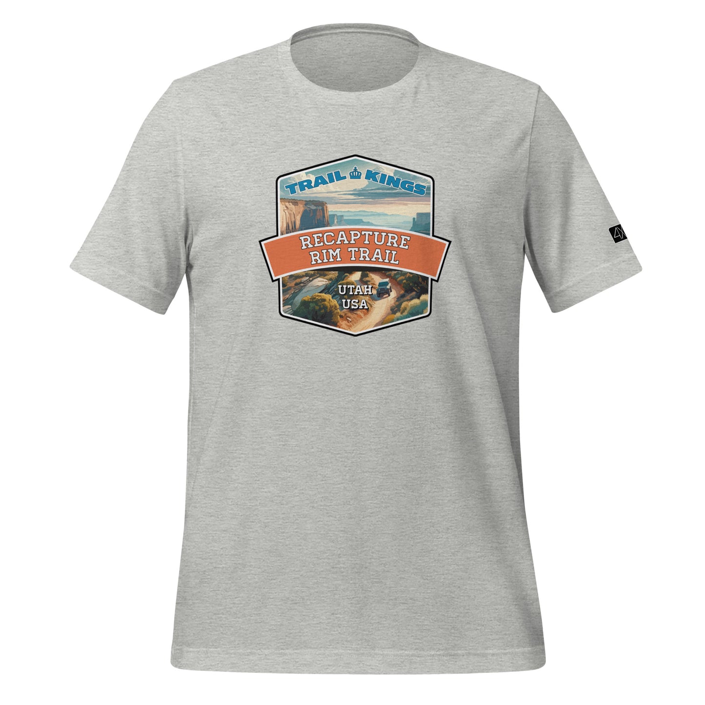 Trail Kings: Recapture Rim Trail - Unisex t-shirt  in  Athletic Heather / 3XL  -  4XOD