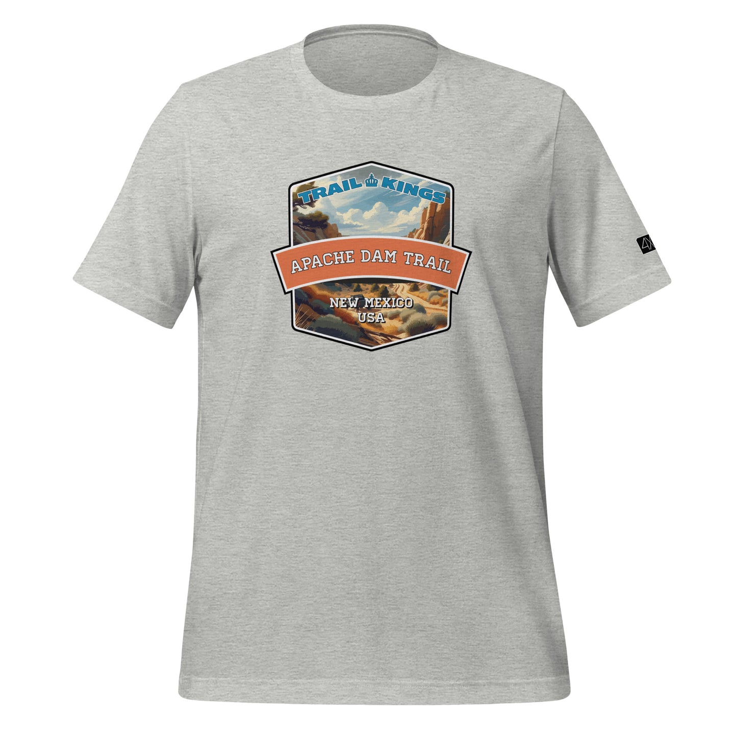 Trail Kings: Apache Dam Trail - Unisex t-shirt  in  Athletic Heather / 3XL  -  4XOD