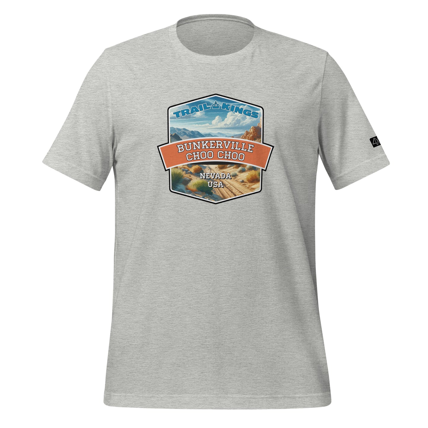 Trail Kings: Bunkerville Choo Choo - Unisex t-shirt  in  Athletic Heather / 3XL  -  4XOD