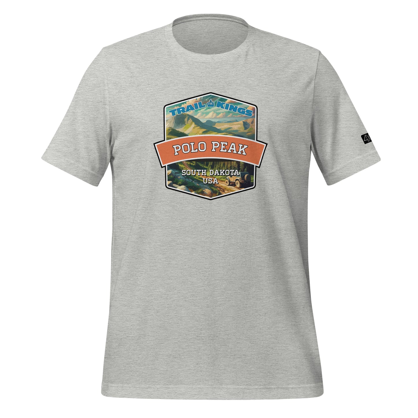 Trail Kings: Polo Peak - Unisex t-shirt  in  Athletic Heather / 3XL  -  4XOD