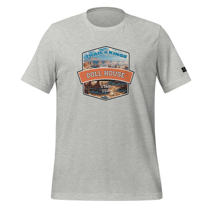 Trail Kings: Doll House - Unisex t-shirt  in  Athletic Heather / 3XL  -  4XOD: Gear Up, Stand Out - Adventure Awaits!