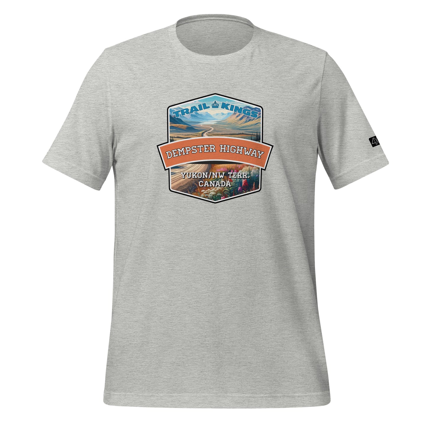 Trail Kings: Dempster Highway - Unisex t-shirt  in  Athletic Heather / 3XL  -  4XOD