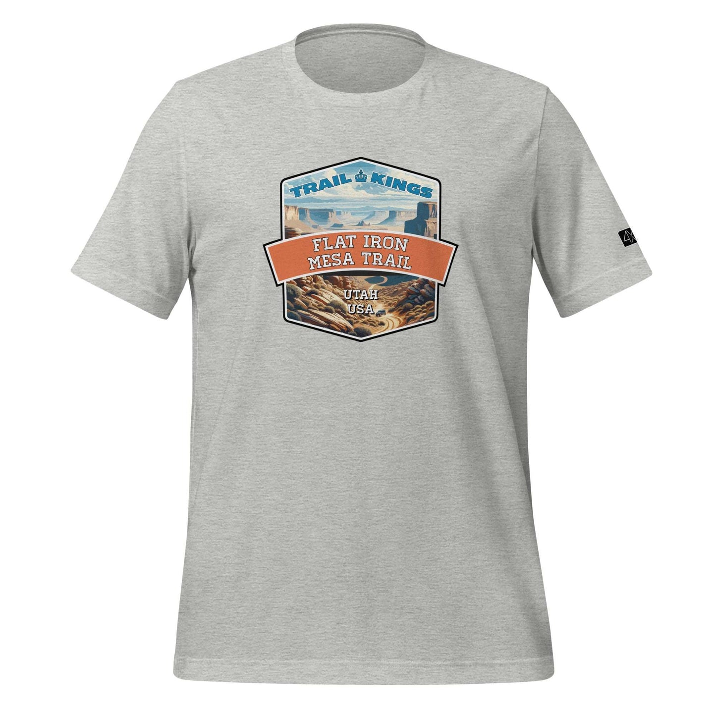 Trail Kings: Flat Iron Mesa Trail - Unisex t-shirt  in  Athletic Heather / 3XL  -  4XOD