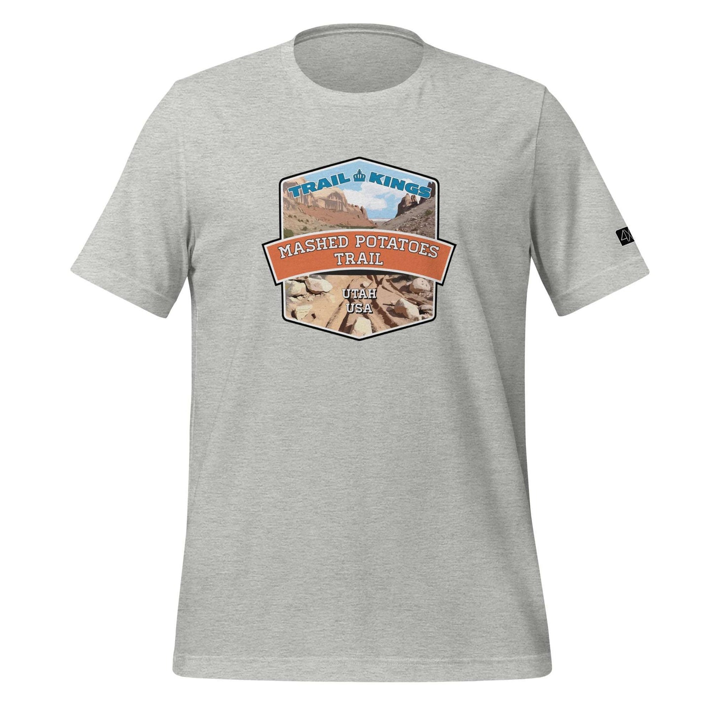 Trail Kings: Mashed Potatoes Trail - Unisex t-shirt  in  Athletic Heather / 3XL  -  4XOD