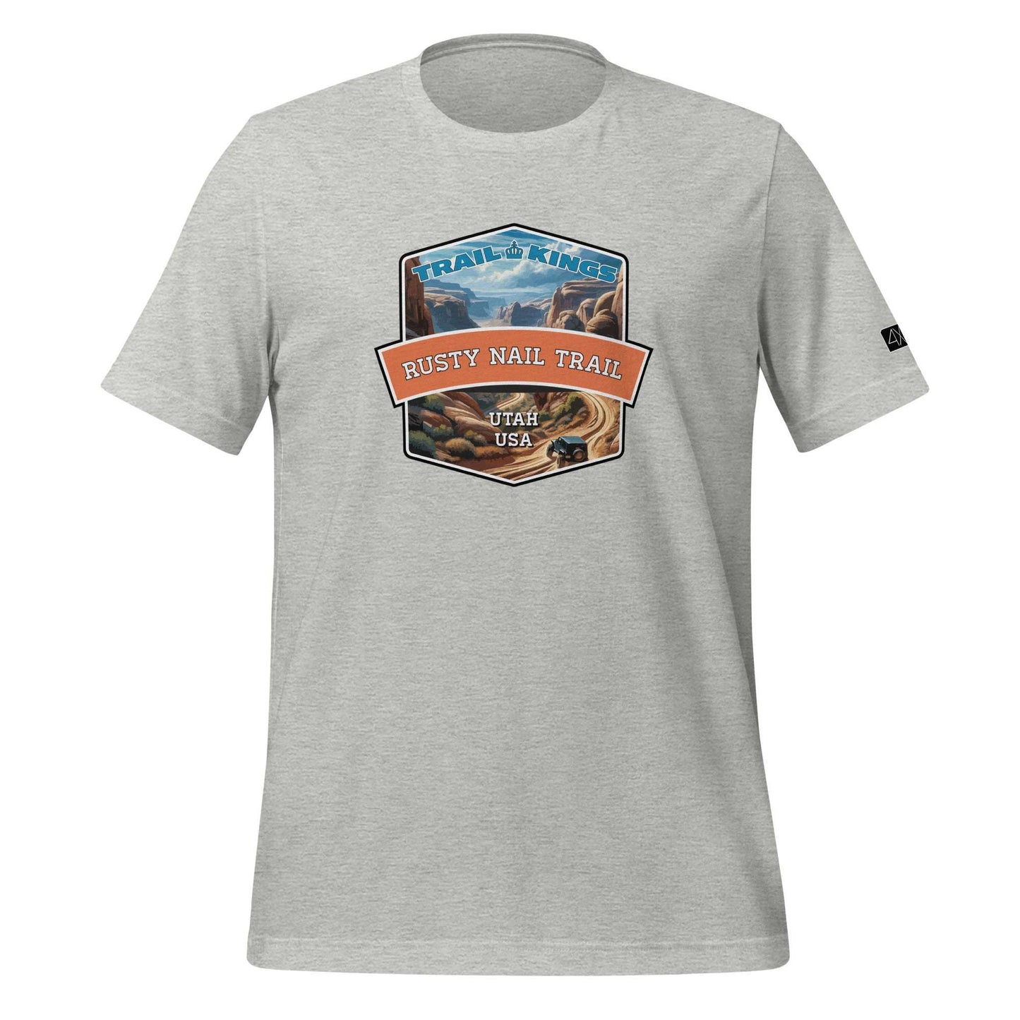 Trail Kings: Rusty Nail Trail - Unisex t-shirt  in  Athletic Heather / 3XL  -  4XOD