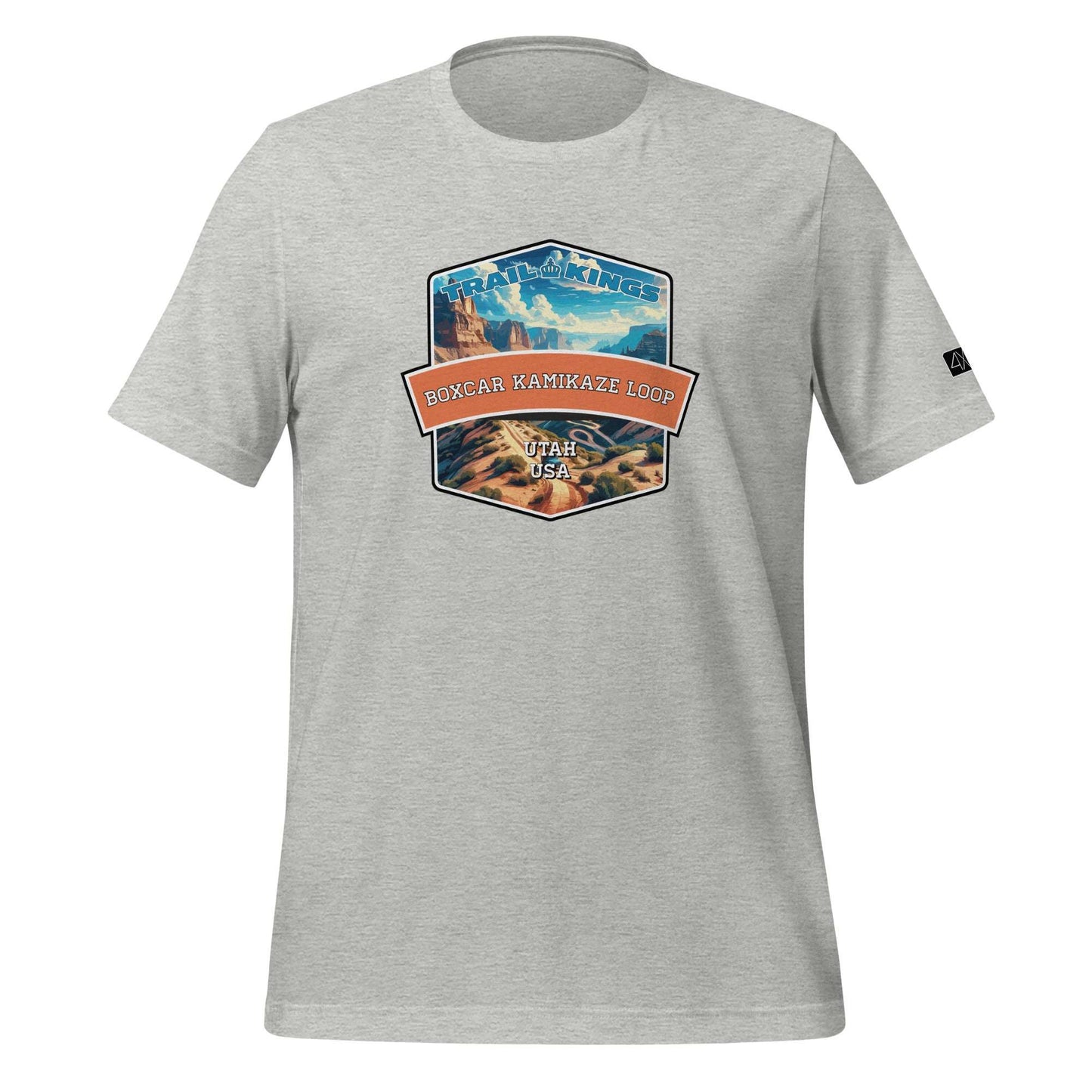 Trail Kings: Boxcar Kamikaze Loop - Unisex t-shirt  in  Athletic Heather / 3XL  -  4XOD