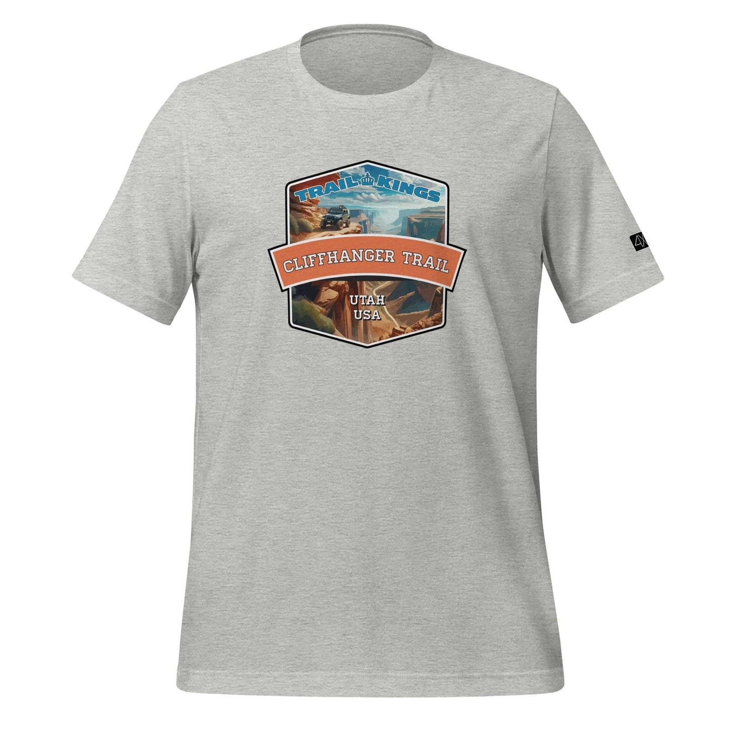 Trail Kings: CliffHanger Trail - Unisex t-shirt  in  Athletic Heather / 3XL  -  4XOD