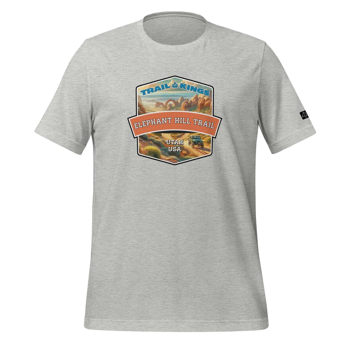 Trail Kings: Elephant Hill Trail - Unisex t-shirt  in  Athletic Heather / 3XL  -  4XOD