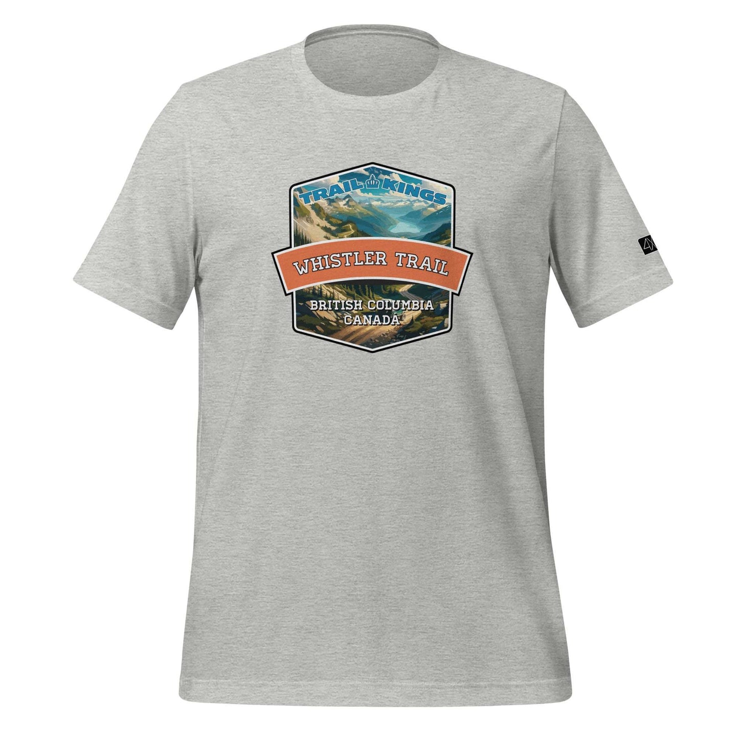 Trail Kings: Whistler Trail - Unisex t-shirt  in  Athletic Heather / 3XL  -  4XOD