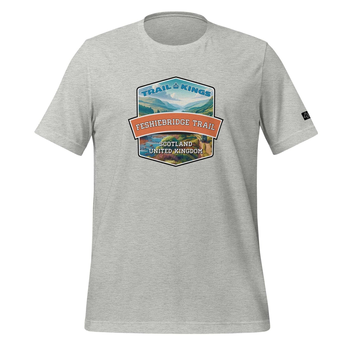 Trail Kings: Feshiebridge Trail - Unisex t-shirt  in  Athletic Heather / 3XL  -  4XOD