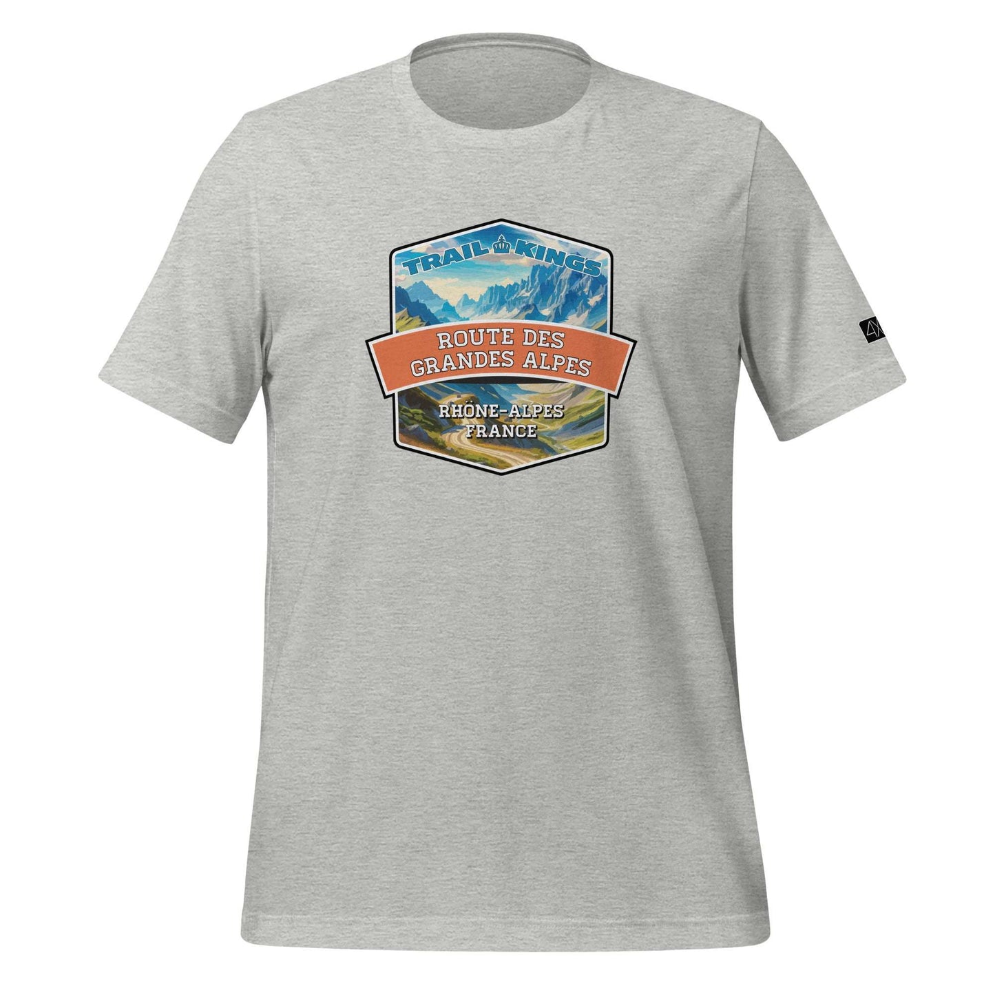 Trail Kings: Route des Grandes Alpes - Unisex t-shirt  in  Athletic Heather / 3XL  -  4XOD