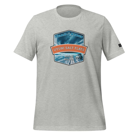 Trail Kings: Uyuni Salt Flats - Unisex t-shirt  in  Athletic Heather / 3XL  -  4XOD