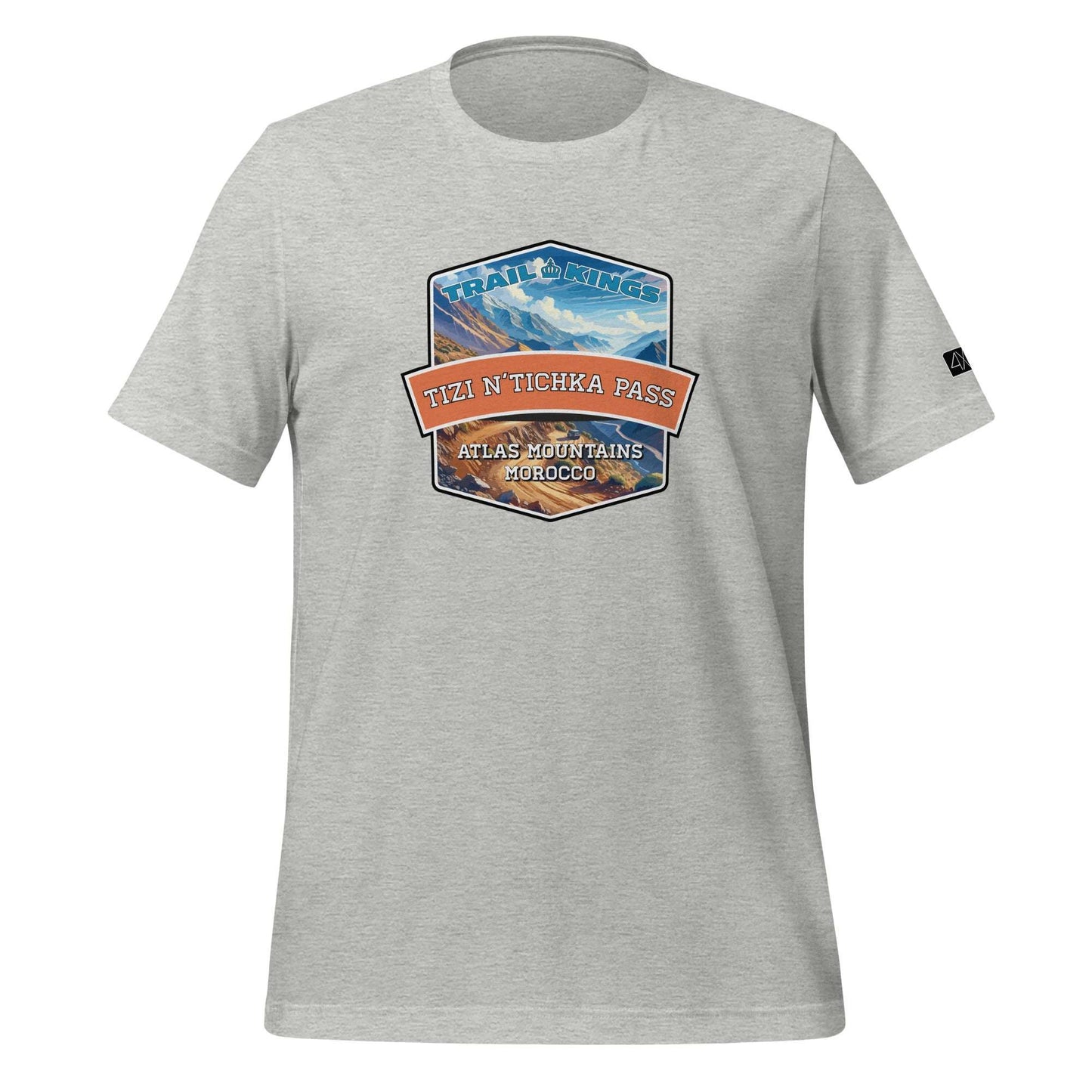 Trail Kings: Tizi n'Tichka Pass - Unisex t-shirt  in  Athletic Heather / 3XL  -  4XOD