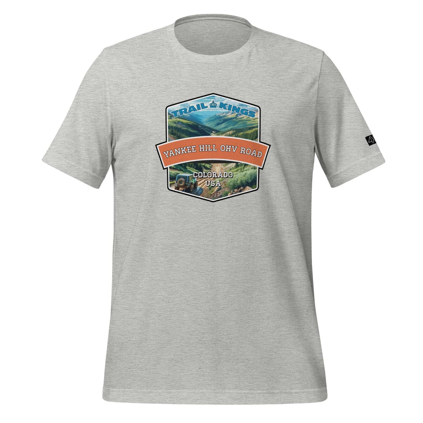 Trail Kings: Yankee Hill OHV Road - Unisex t-shirt  in  Athletic Heather / 3XL  -  4XOD