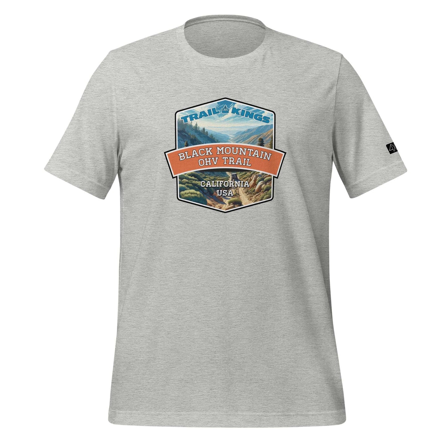 Trail Kings: Black Mountain OHV Trail - Unisex t-shirt  in  Athletic Heather / 3XL  -  4XOD