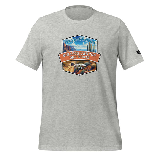 Trail Kings: Bulldog Canyon OHV Route - Unisex t-shirt  in  Athletic Heather / 3XL  -  4XOD