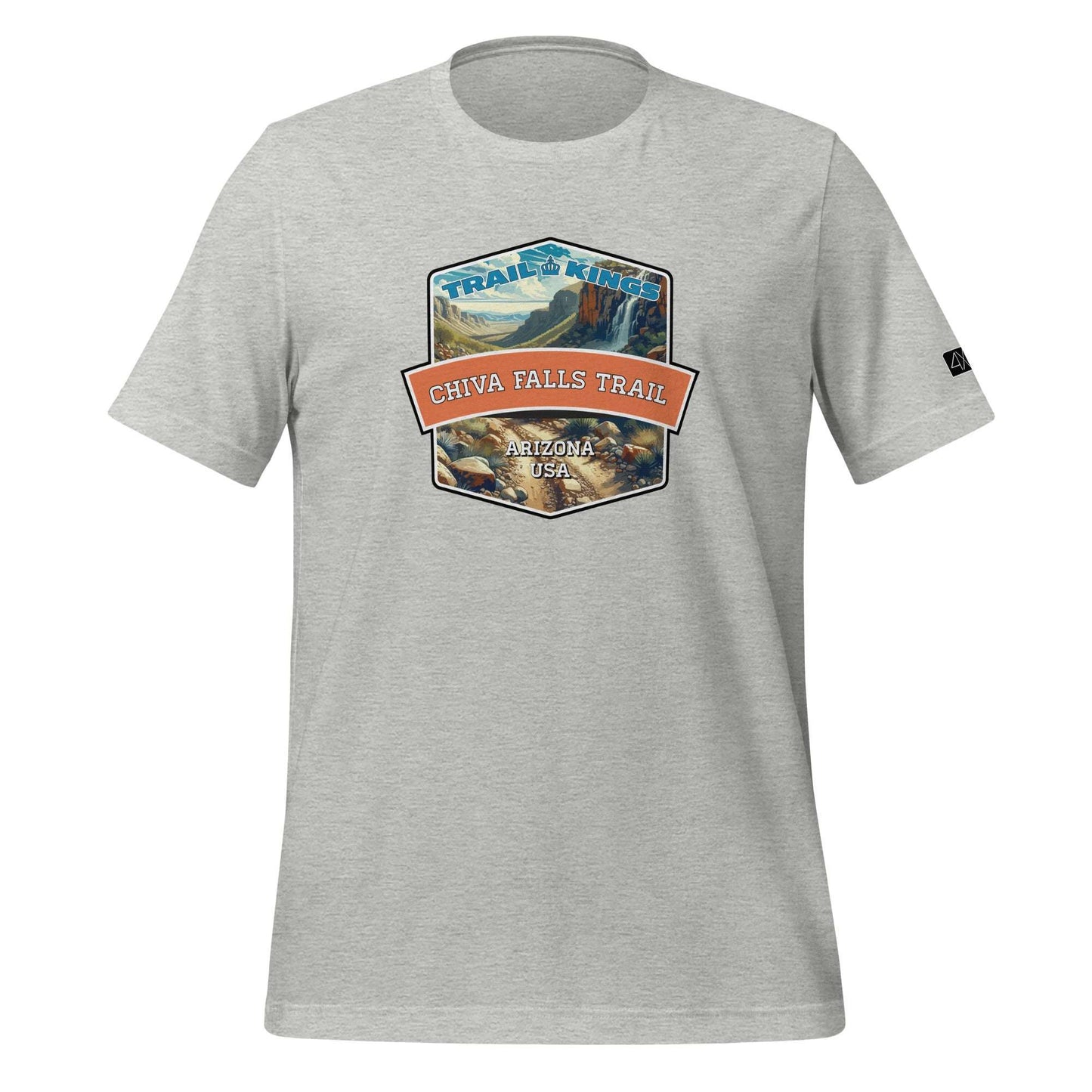 Trail Kings: Chiva Falls Trail - Unisex t-shirt  in  Athletic Heather / 3XL  -  4XOD