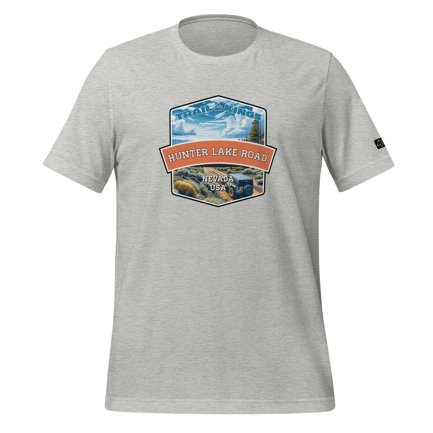 Trail Kings: Hunter Lake Road - Unisex t-shirt  in  Athletic Heather / 3XL  -  4XOD