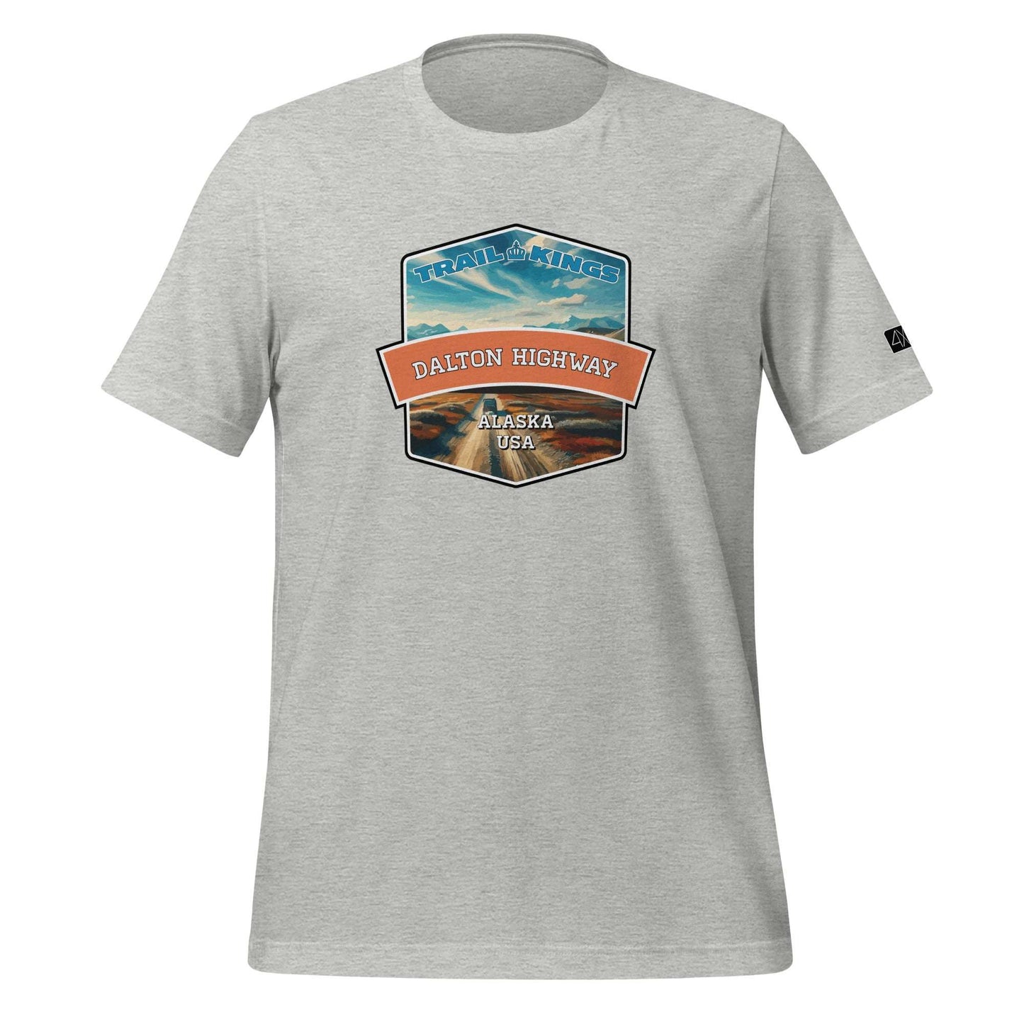 Trail Kings: Dalton Highway - Unisex t-shirt  in  Athletic Heather / 3XL  -  4XOD