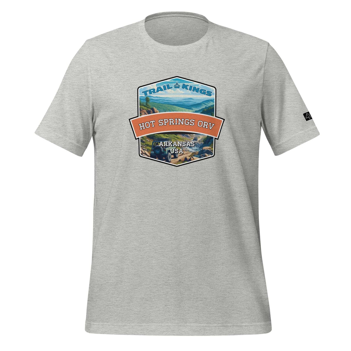 Trail Kings: Hot Springs ORV - Unisex t-shirt  in  Athletic Heather / 3XL  -  4XOD