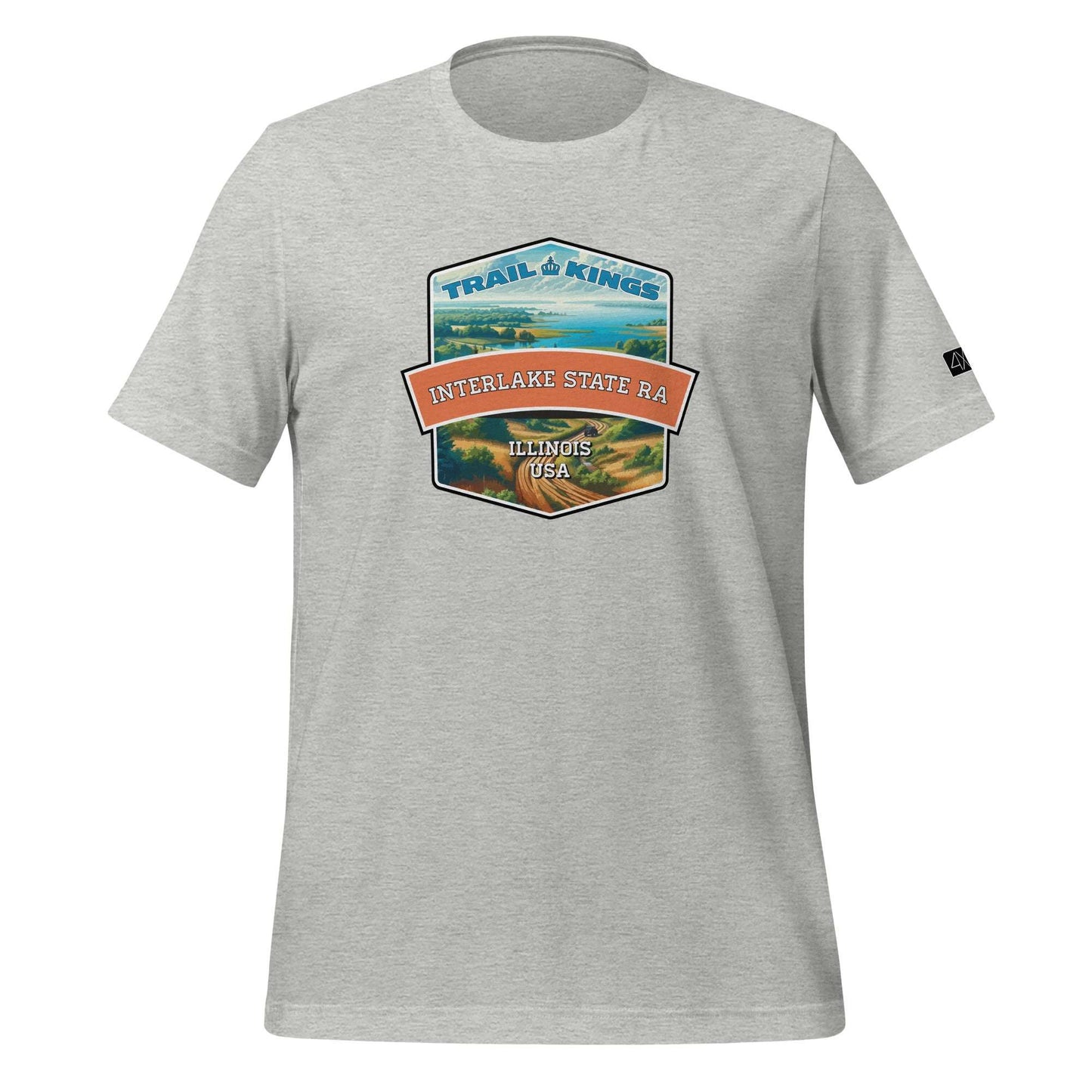 Trail Kings: Interlake State Recreation Area - Unisex t-shirt  in  Athletic Heather / 3XL  -  4XOD