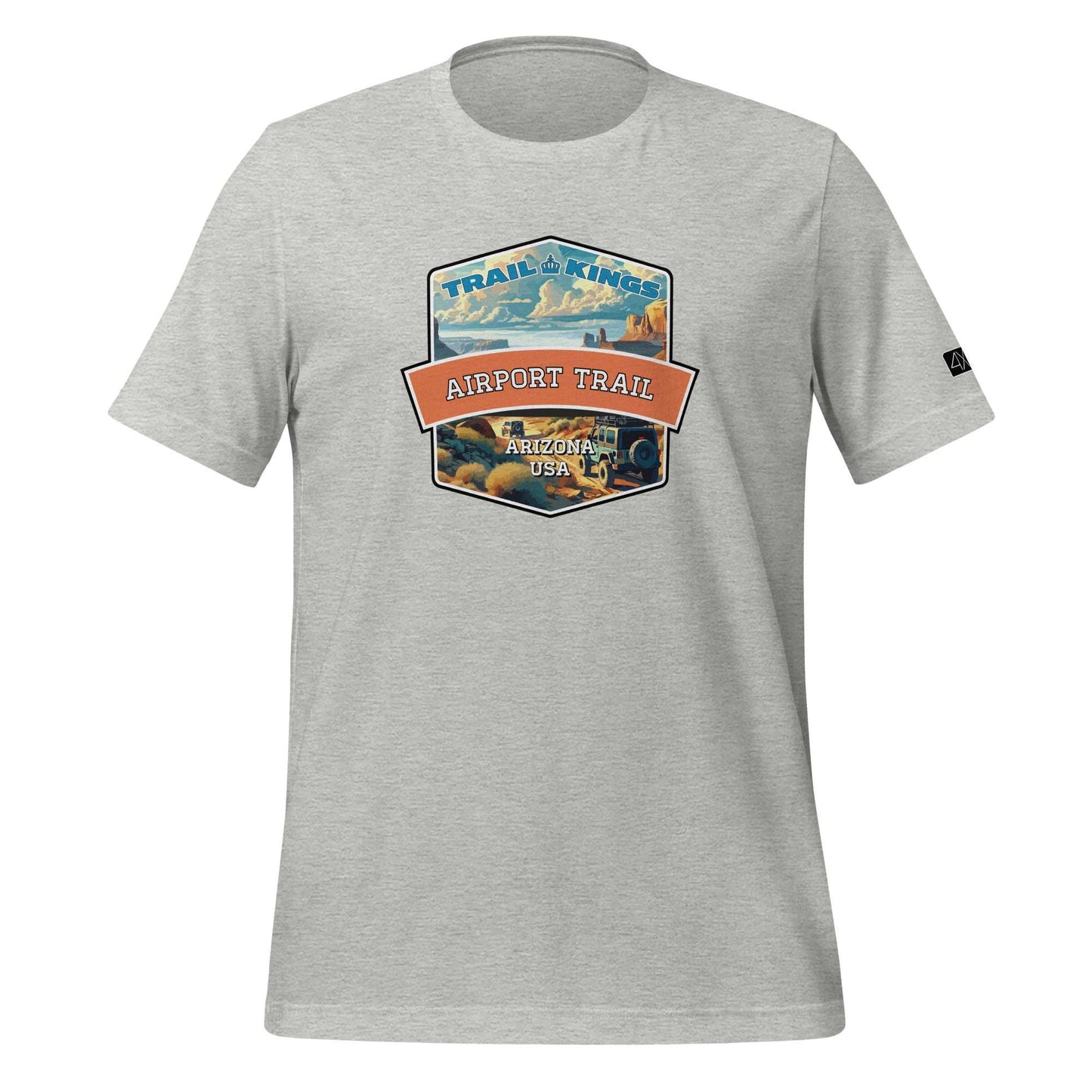 Trail Kings: Airport Trail - Unisex t-shirt  in  Athletic Heather / 3XL  -  4XOD