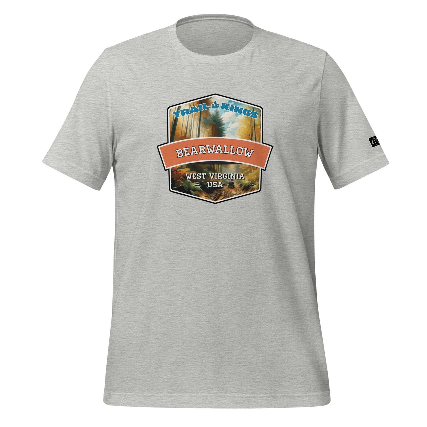 Trail Kings: Bearwallow - Unisex t-shirt  in  Athletic Heather / 3XL  -  4XOD