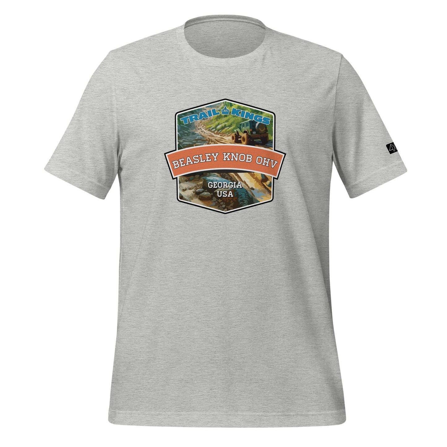 Trail Kings: Beasley Knob OHV - Unisex t-shirt  in  Athletic Heather / 3XL  -  4XOD