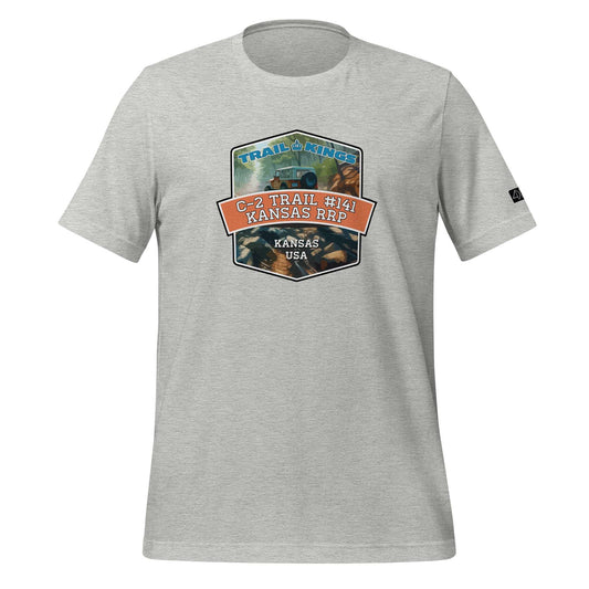 Trail Kings: C-2 Trail #141 Kansas Rocks RP - Unisex t-shirt  in  Athletic Heather / 3XL  -  4XOD