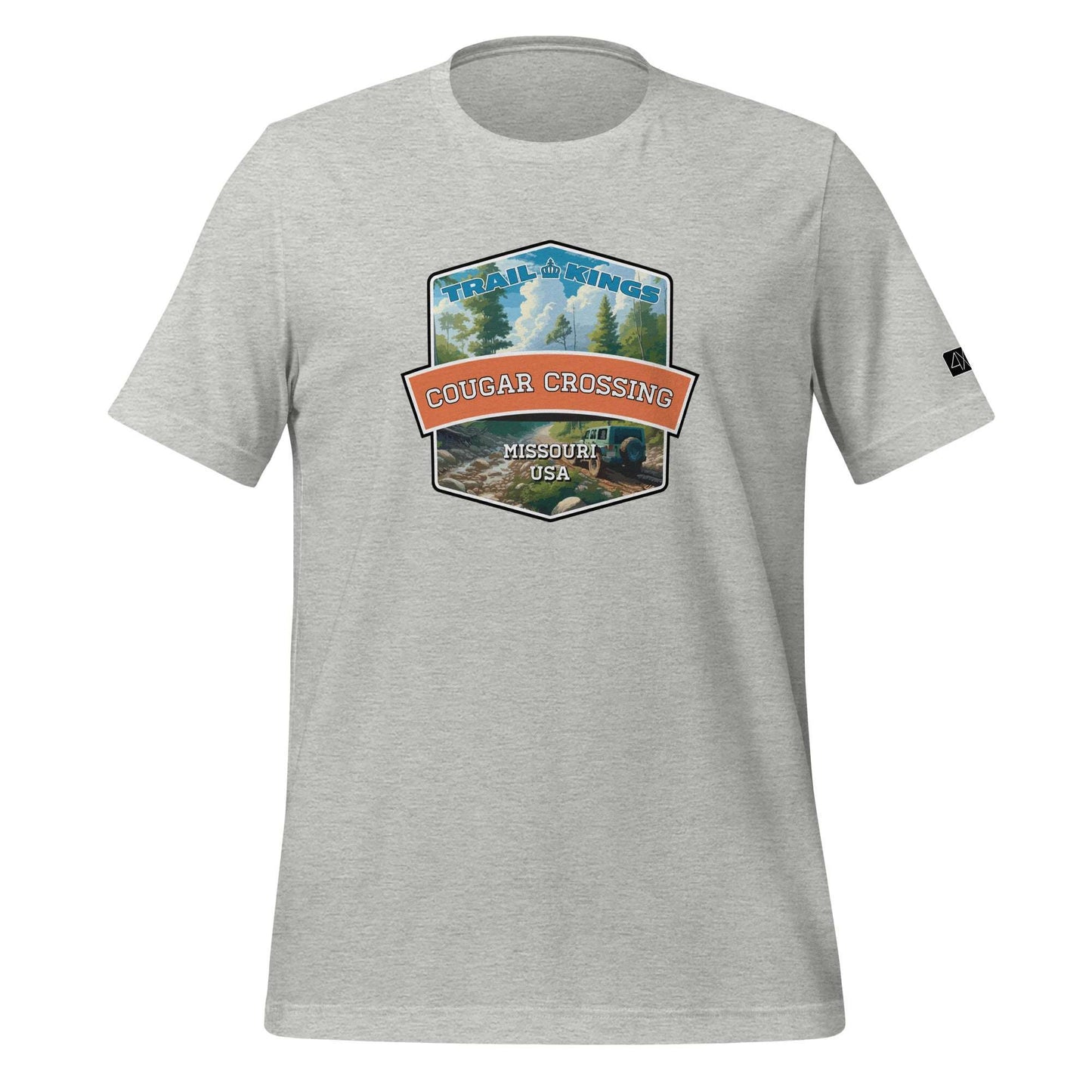 Trail Kings: Cougar Crossing - Unisex t-shirt  in  Athletic Heather / 3XL  -  4XOD